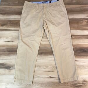 Tommy Hilfiger Custom Fit Khaki Chinos Mens Size 40x30 Cotton Pants